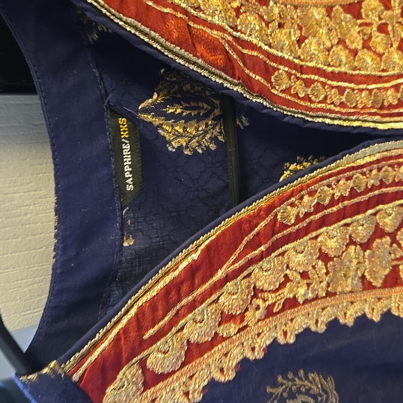 Pakistani Jacquard kurta by Sapphire - Picture 7 of 8